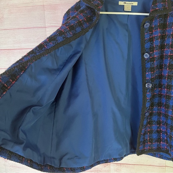 Nygard Collection Tweed Wool Blend Jacket Size 16 - Picture 7 of 10